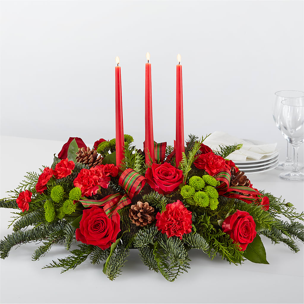 By the Candlelight Centerpiece – EUGENE'S FLOWER HOME, Springfield OR