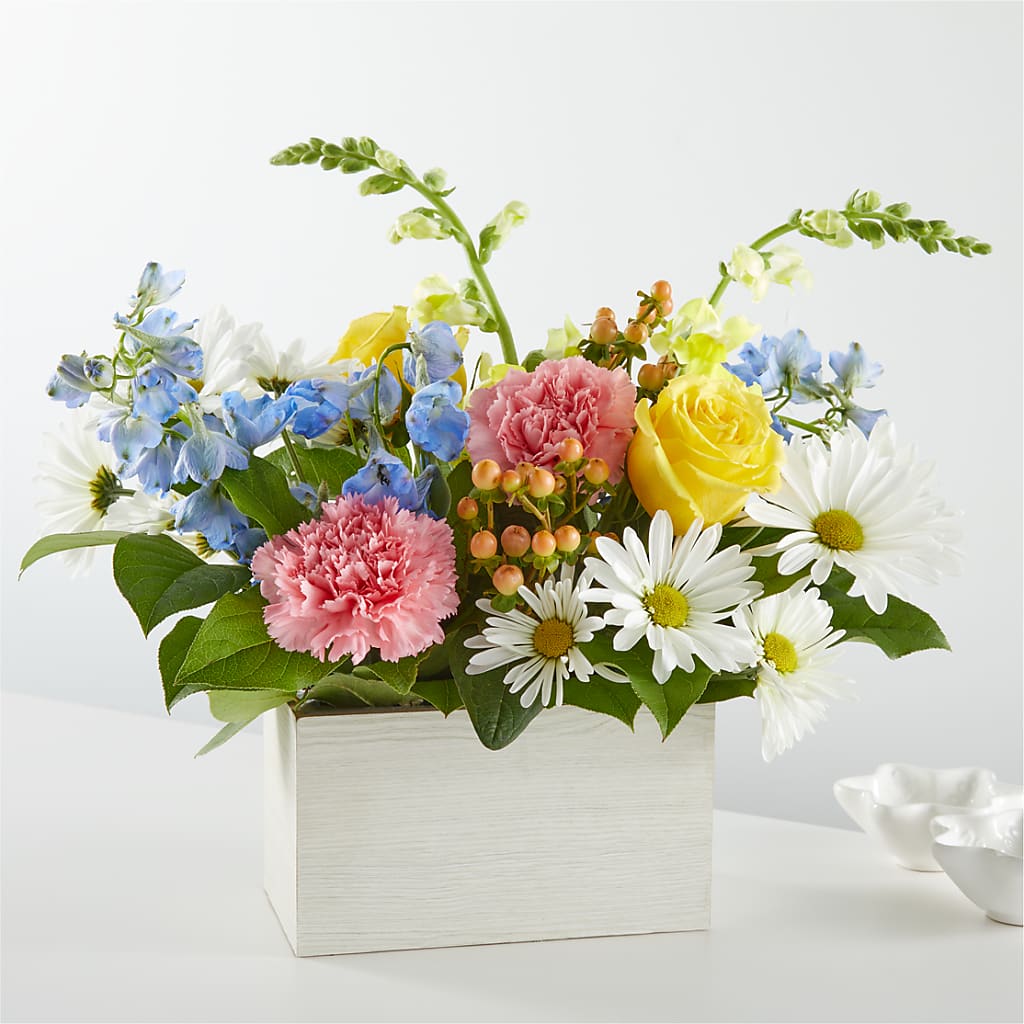 Sun Salutation Box Bouquet – EUGENE'S FLOWER HOME, Springfield OR