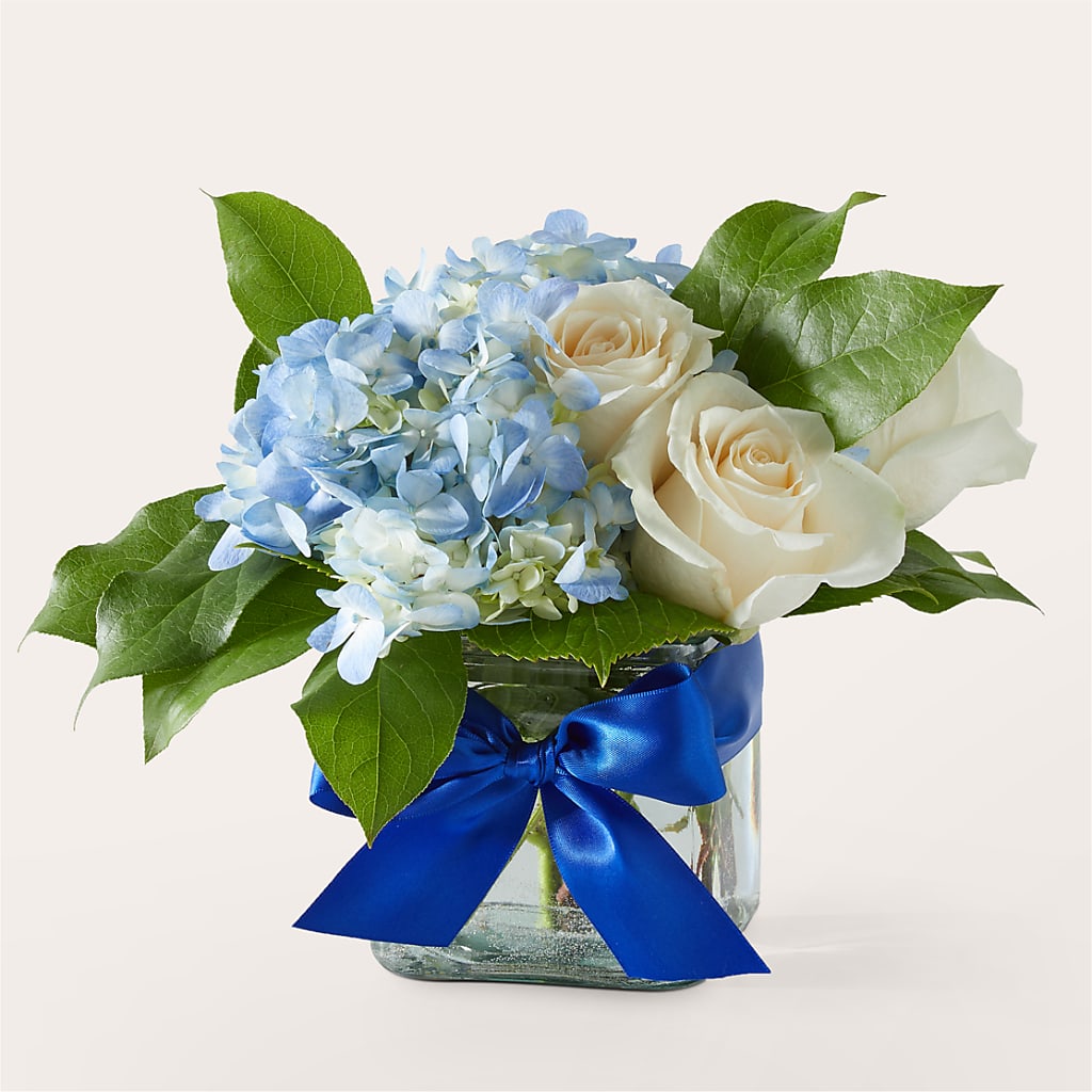 Sky Blue Delight Bouquet – EUGENE'S FLOWER HOME, Springfield OR