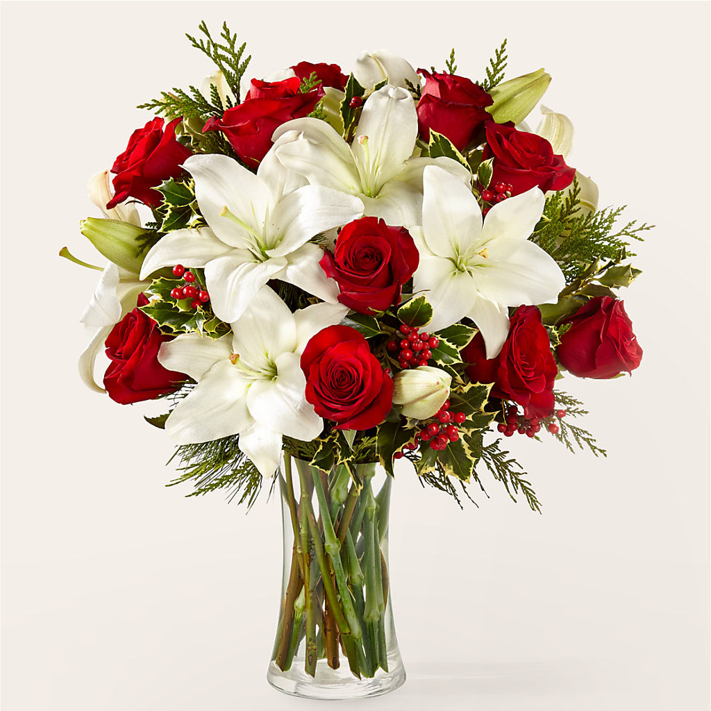 Sparkling Snowflakes Bouquet – EUGENE'S FLOWER HOME, Springfield OR