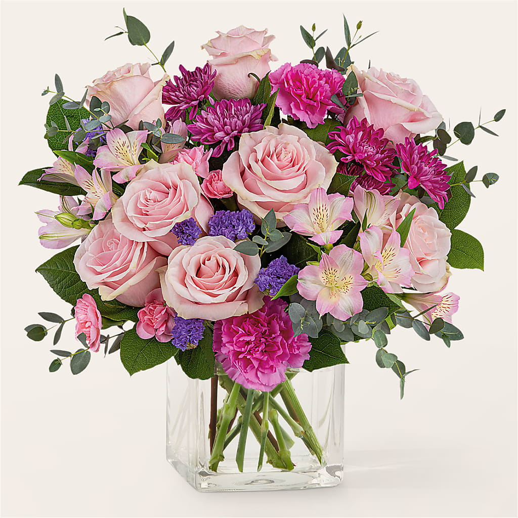 Rosy Radiance Bouquet – EUGENE'S FLOWER HOME, Springfield OR