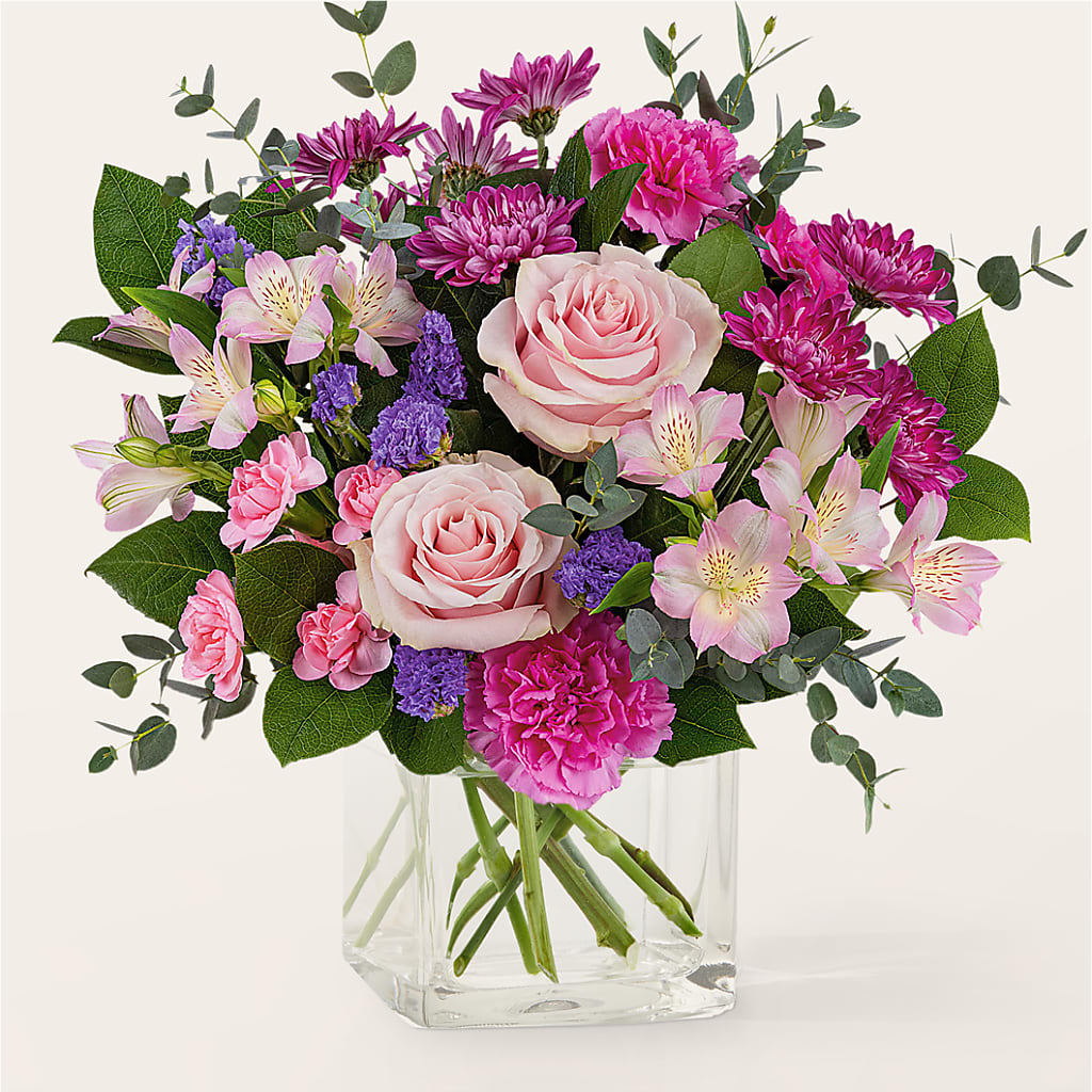 Rosy Radiance Bouquet – EUGENE'S FLOWER HOME, Springfield OR