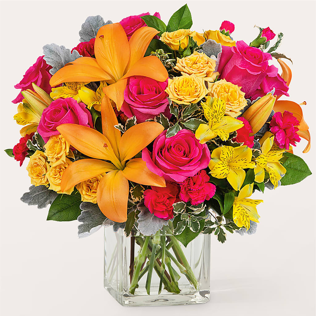 To the Tropics Bouquet – EUGENE'S FLOWER HOME, Springfield OR