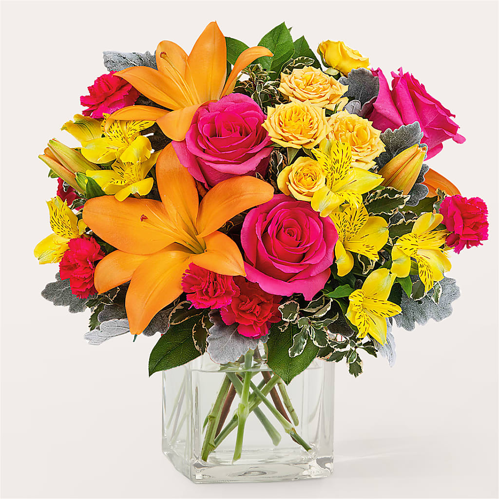To the Tropics Bouquet – EUGENE'S FLOWER HOME, Springfield OR