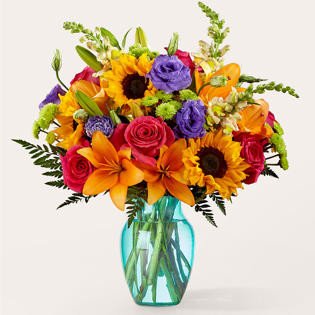 Double Rainbow Bouquet – EUGENE'S FLOWER HOME, Springfield OR