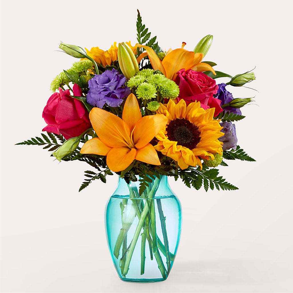 Double Rainbow Bouquet – EUGENE'S FLOWER HOME, Springfield OR
