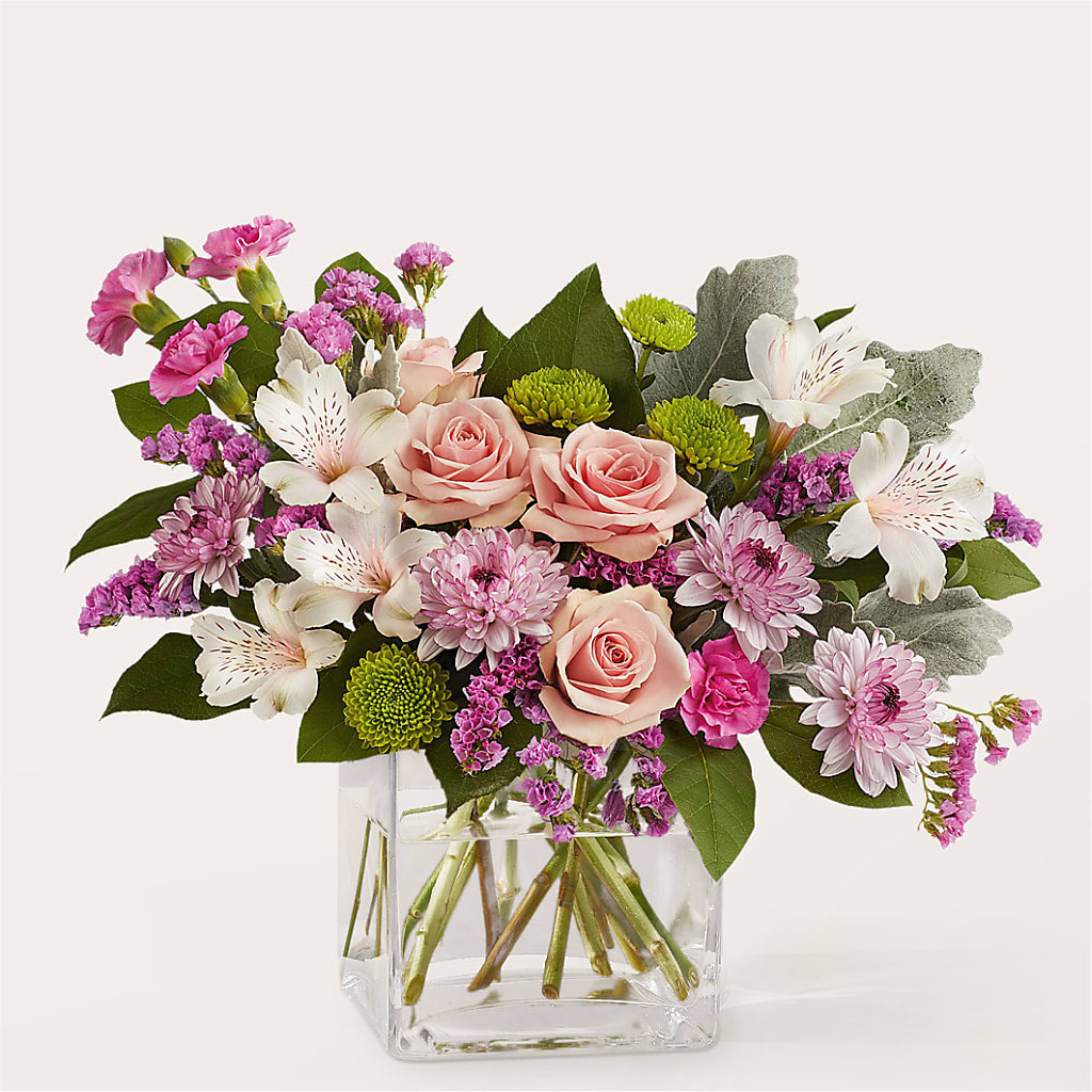 Pink Suede Bouquet – EUGENE'S FLOWER HOME, Springfield OR