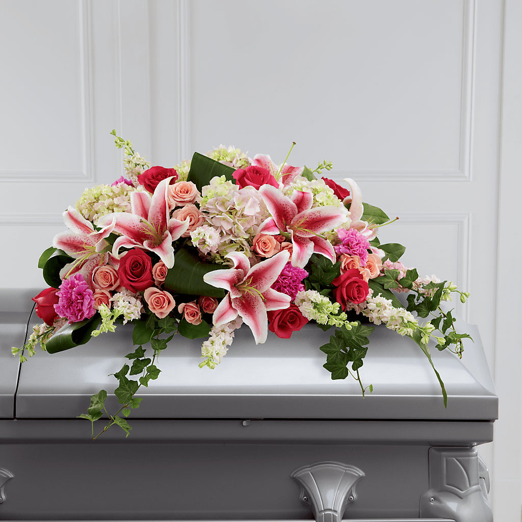 Splendid Grace Casket Spray – EUGENE'S FLOWER HOME, Springfield OR