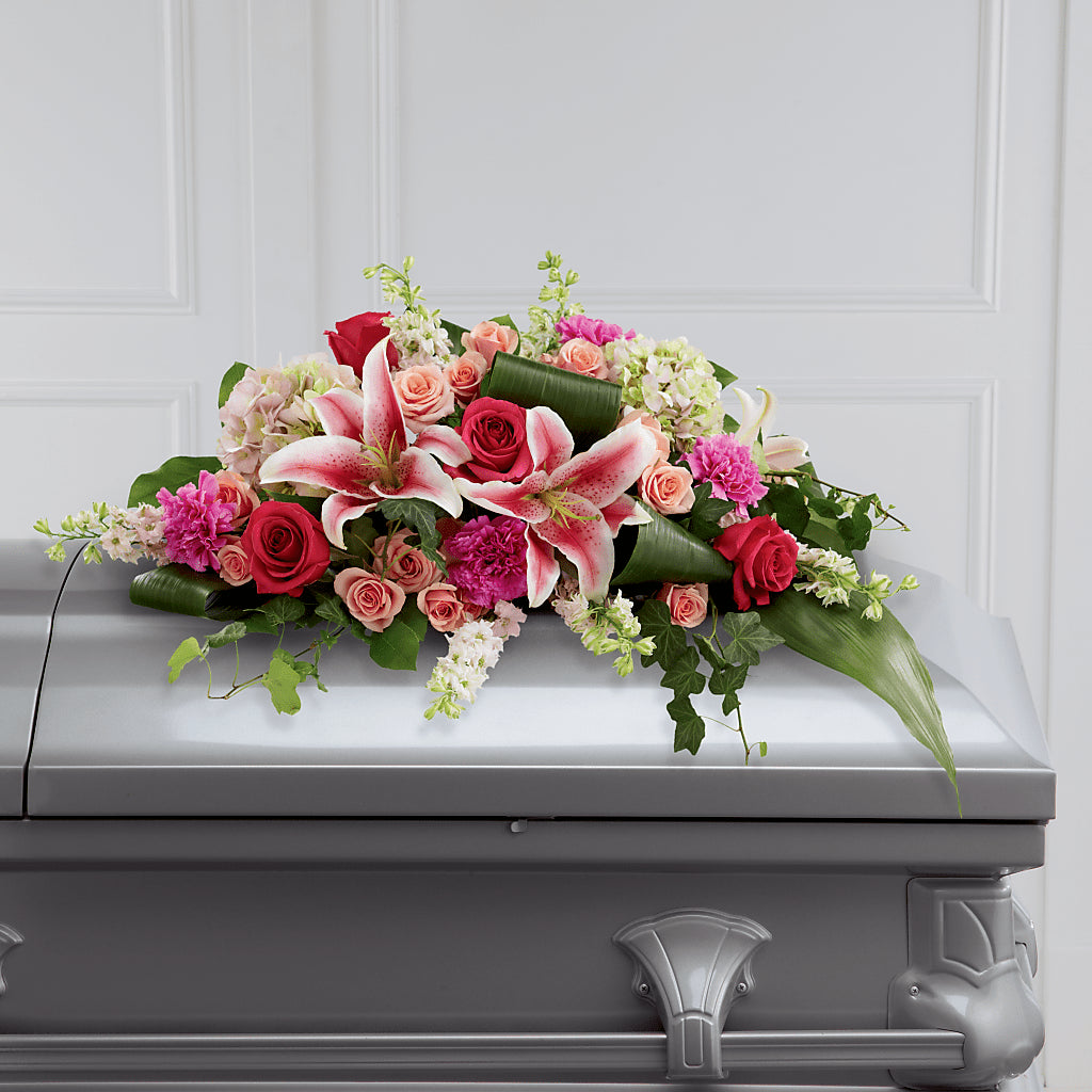 Splendid Grace Casket Spray – EUGENE'S FLOWER HOME, Springfield OR