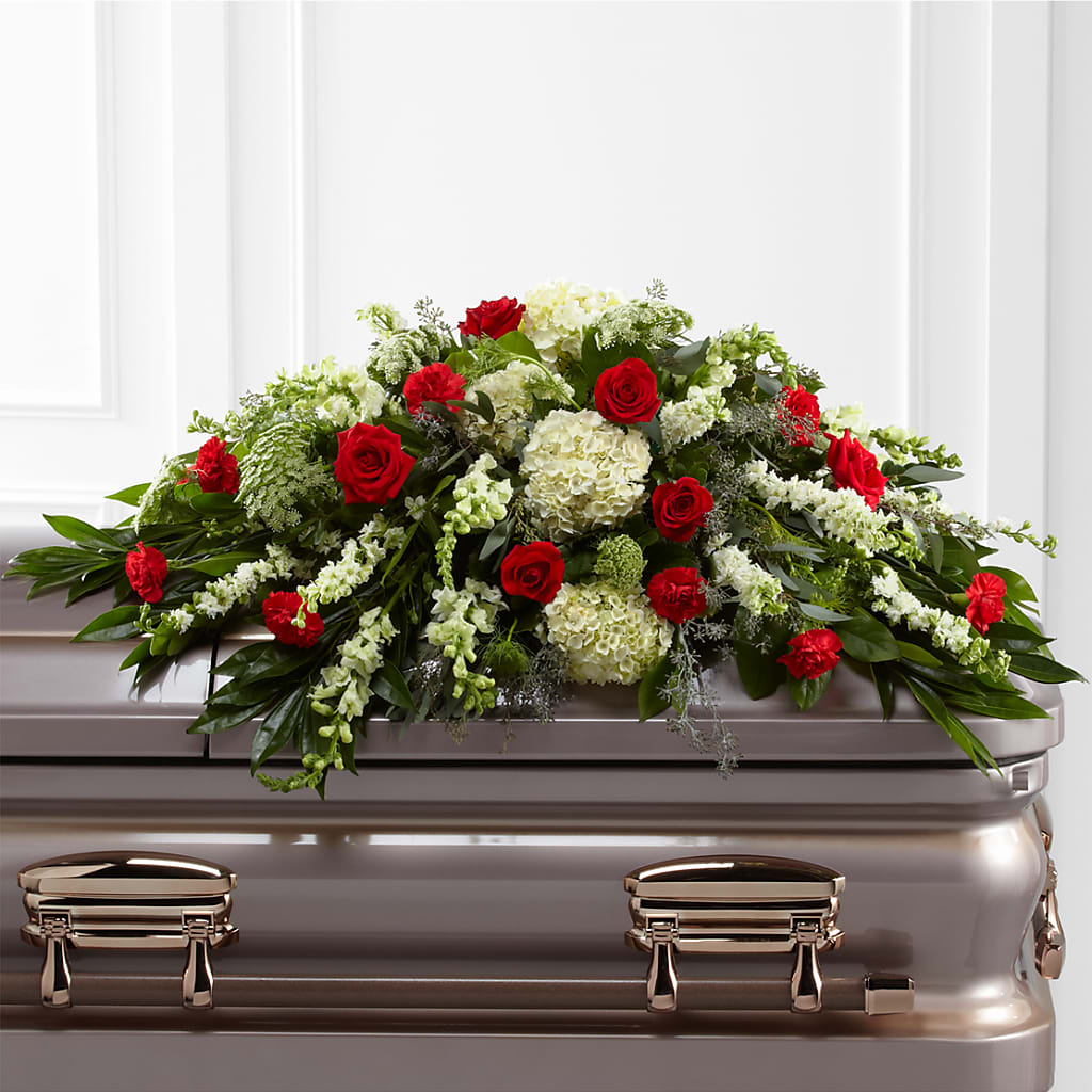 Sincerity Casket Spray – EUGENE'S FLOWER HOME, Springfield OR