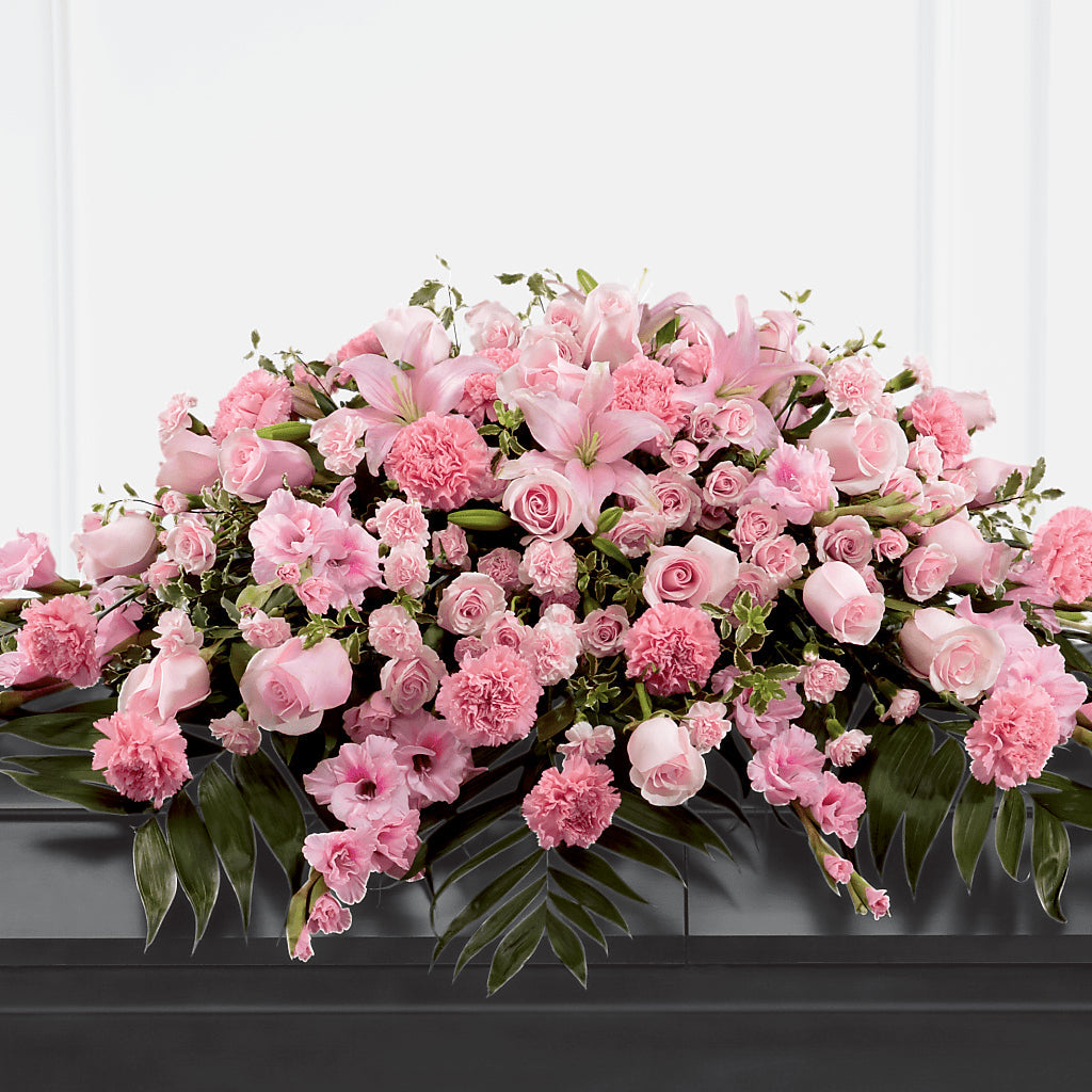 Garden of Comfort Casket Spray (Standard) – EUGENE'S FLOWER HOME, Springfield OR
