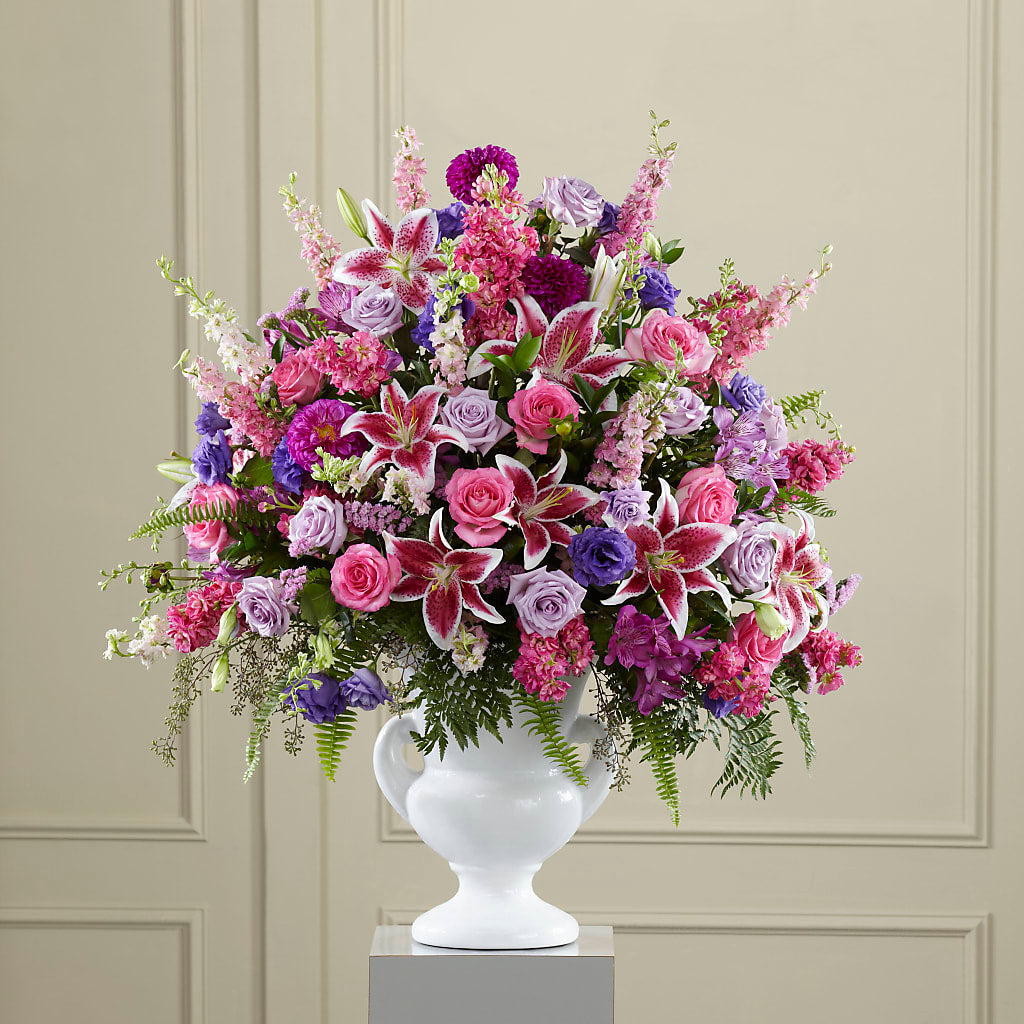 Peaceful Tribute Arrangement – EUGENE'S FLOWER HOME, Springfield OR