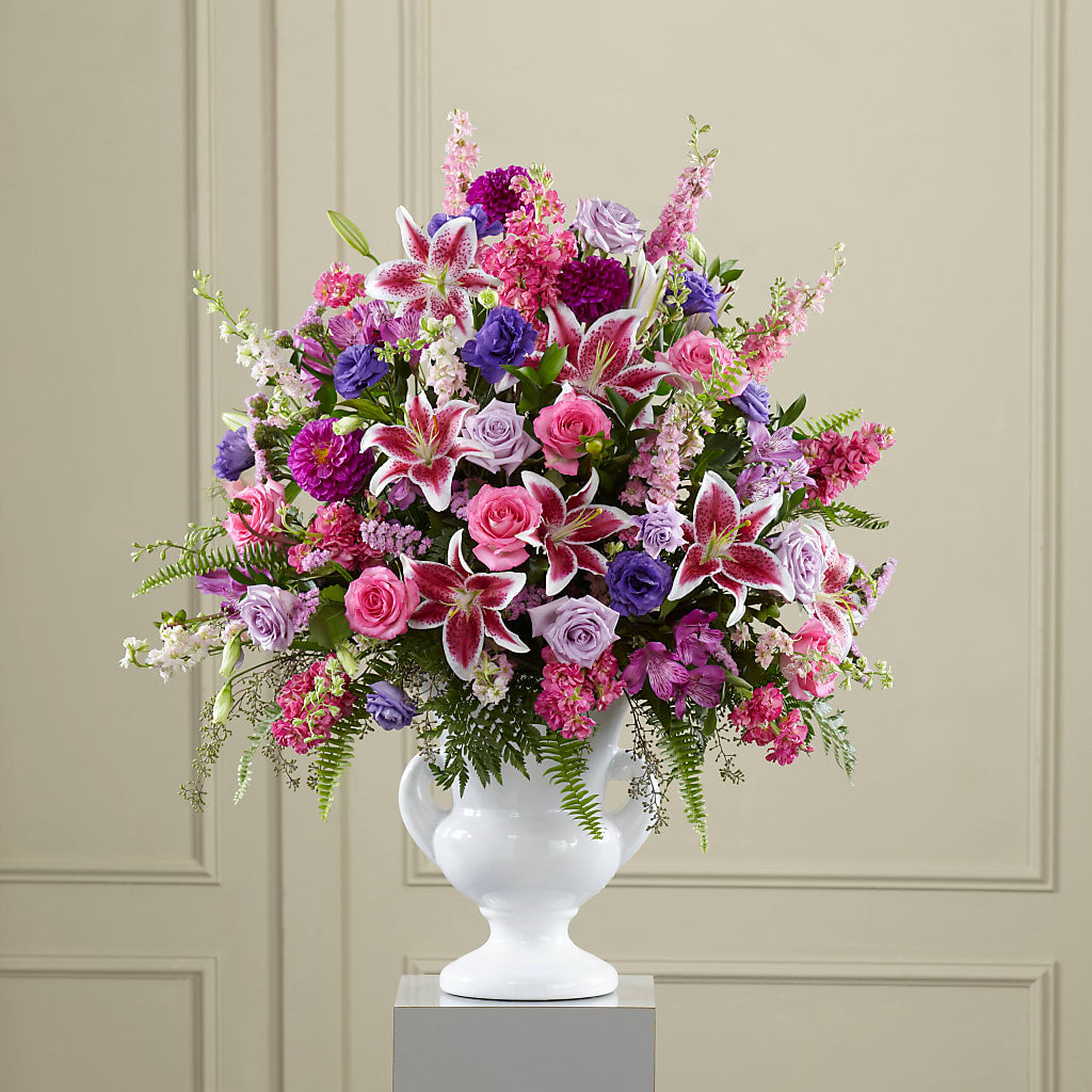 Peaceful Tribute Arrangement – EUGENE'S FLOWER HOME, Springfield OR