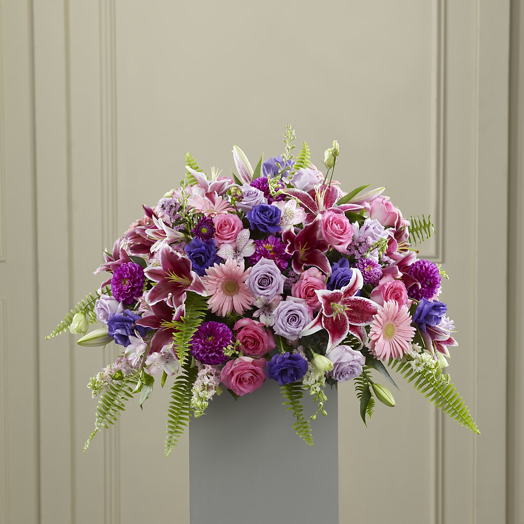 Fare Thee Well Pedestal – EUGENE'S FLOWER HOME, Springfield OR