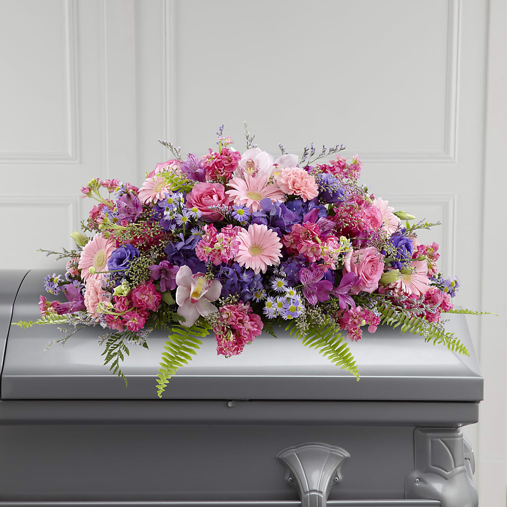 Glorious Garden Casket Spray – EUGENE'S FLOWER HOME, Springfield OR