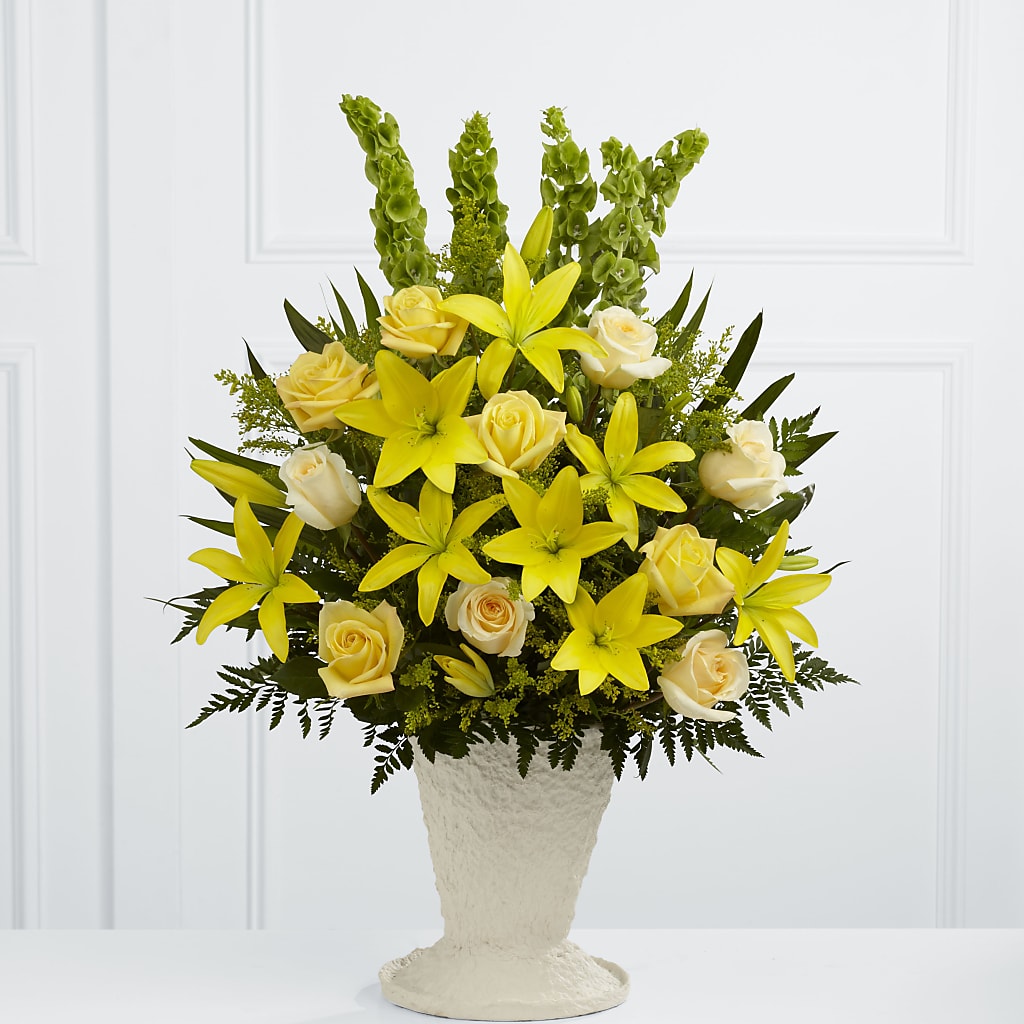 Golden Memories Arrangement – EUGENE'S FLOWER HOME, Springfield OR