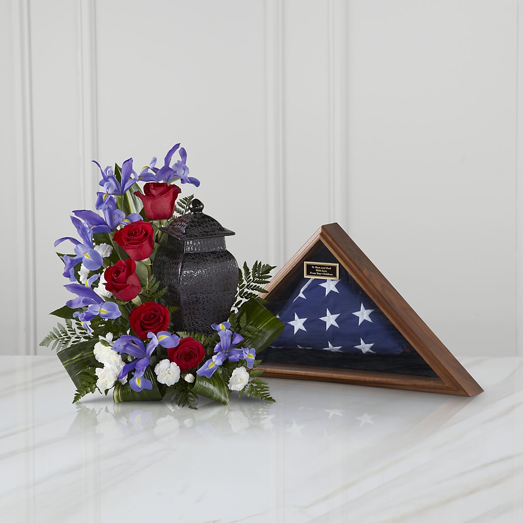 Patriotic Tribute Arrangement – EUGENE'S FLOWER HOME, Springfield OR