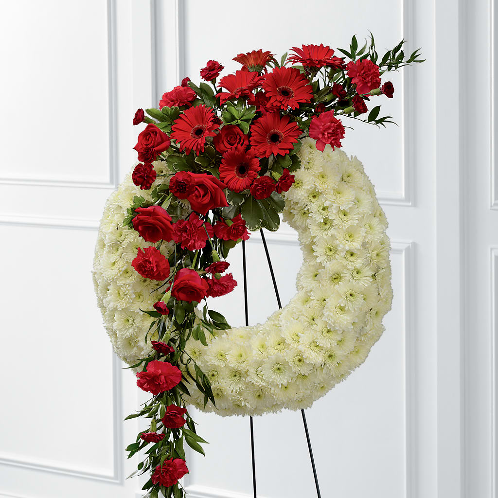 Graceful Tribute Wreath – EUGENE'S FLOWER HOME, Springfield OR