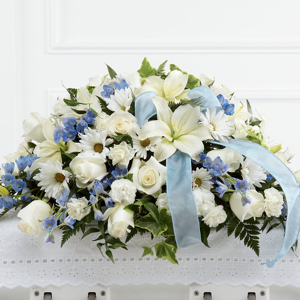 Tender Treasure Casket Spray – EUGENE'S FLOWER HOME, Springfield OR