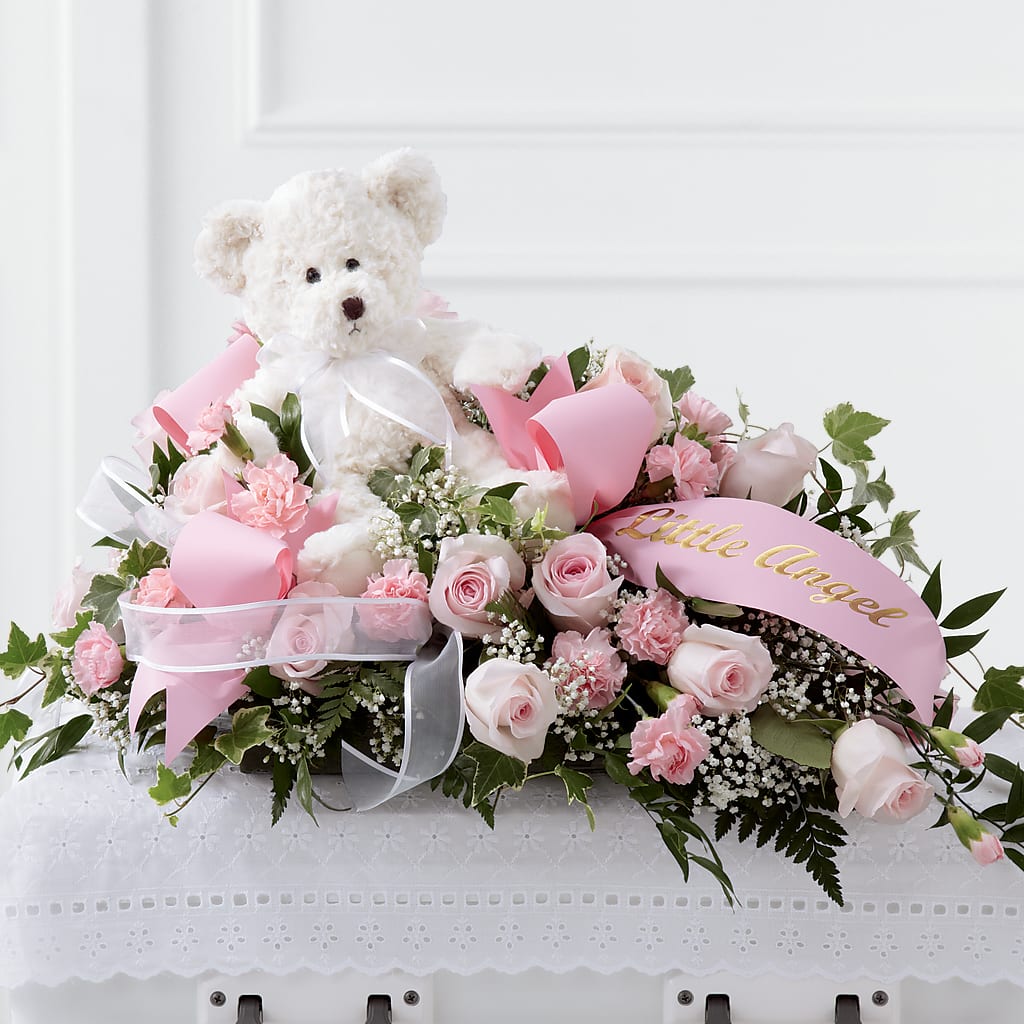 Touch of Sympathy Casket Spray – EUGENE'S FLOWER HOME, Springfield OR