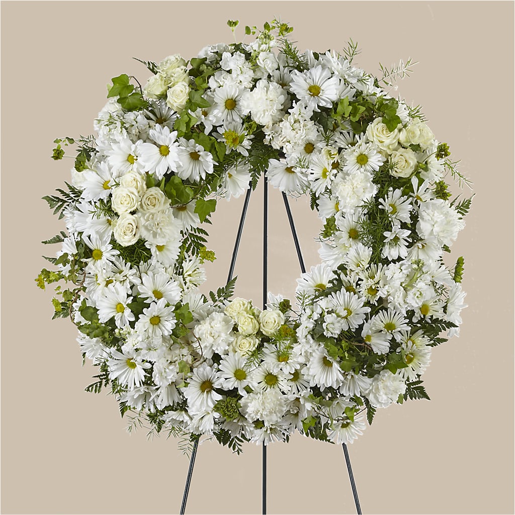 Faithful Wishes Wreath – EUGENE'S FLOWER HOME, Springfield OR