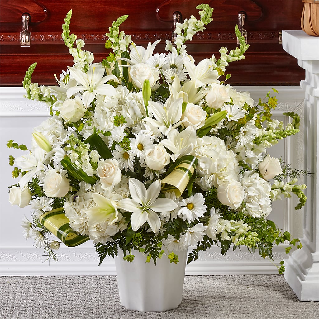 Thoughts of Tranquility Floor Basket – EUGENE'S FLOWER HOME, Springfield OR