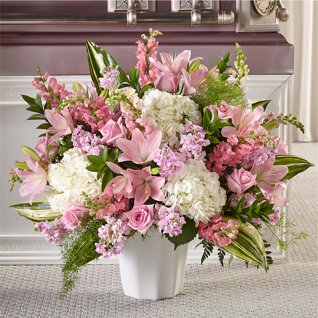 Simply Serene Floor Basket – EUGENE'S FLOWER HOME, Springfield OR