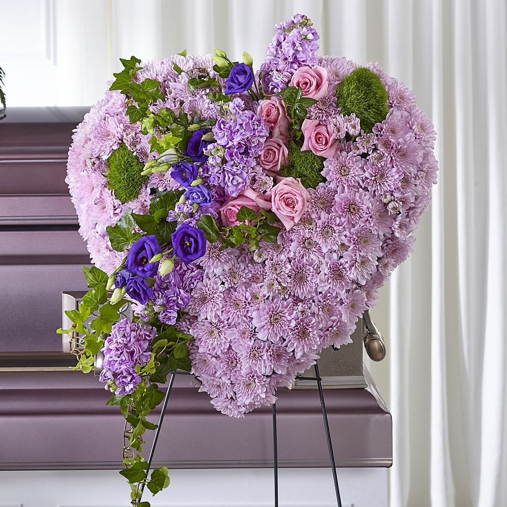 Treasured Love Standing Heart – EUGENE'S FLOWER HOME, Springfield OR
