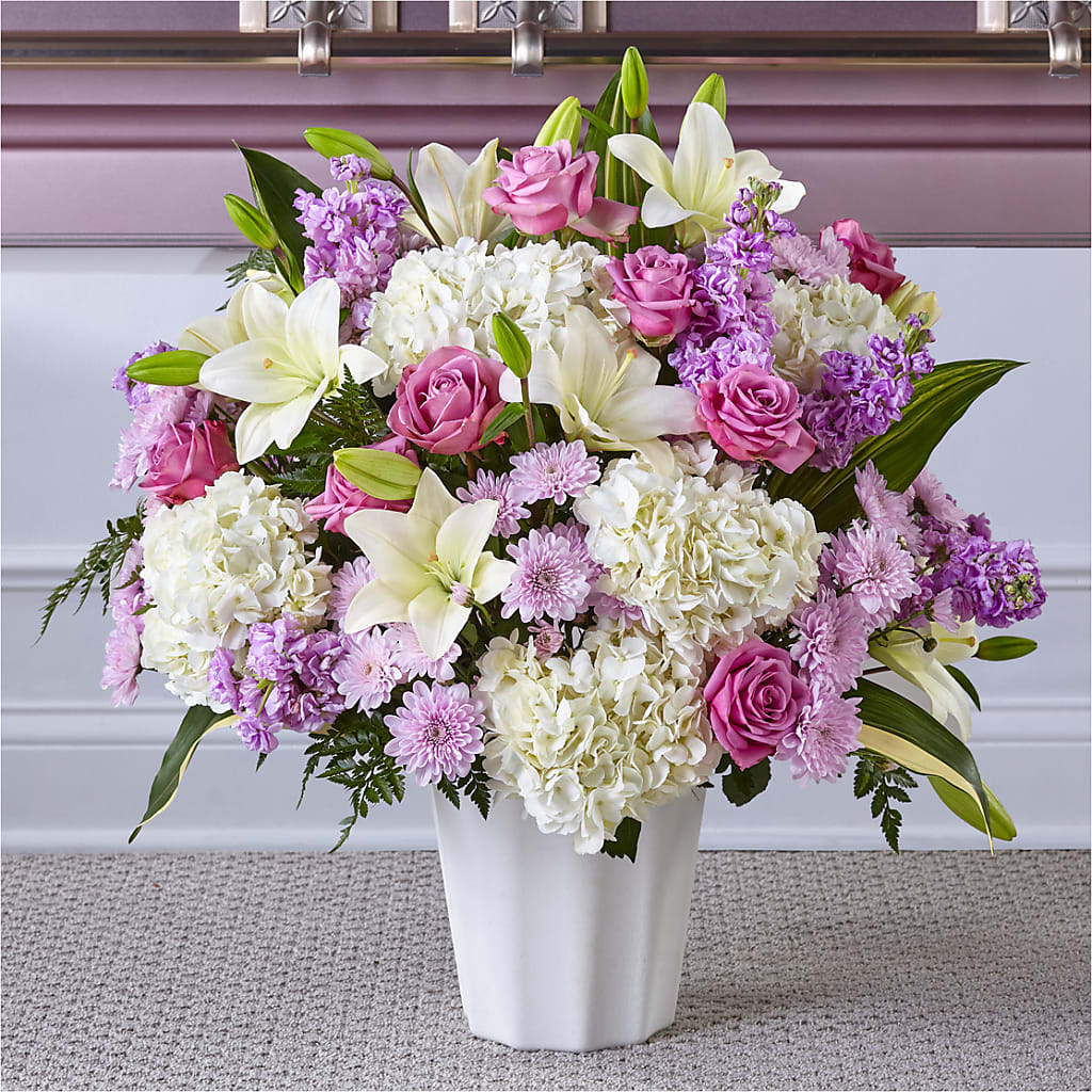 Heaven Sent Floor Basket – EUGENE'S FLOWER HOME, Springfield OR