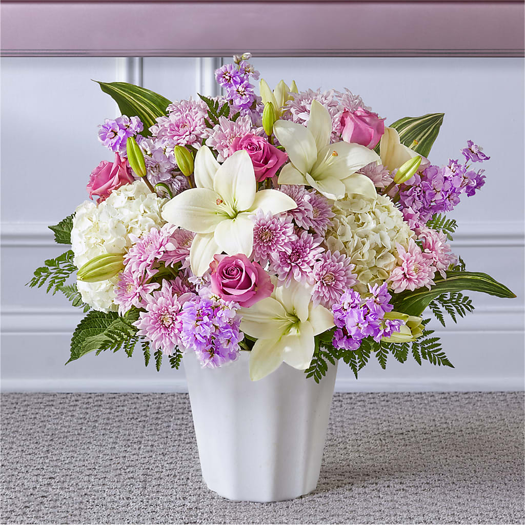 Heaven Sent Floor Basket – EUGENE'S FLOWER HOME, Springfield OR
