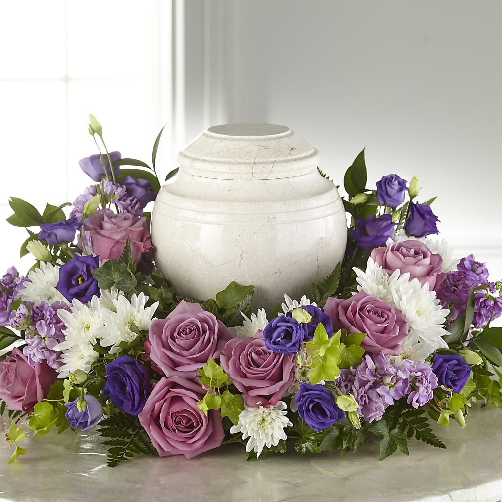Blooming Sympathy Cremation Adornment – EUGENE'S FLOWER HOME, Springfield OR