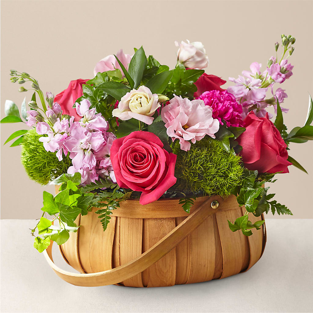 Radiance in Bloom Basket – EUGENE'S FLOWER HOME, Springfield OR