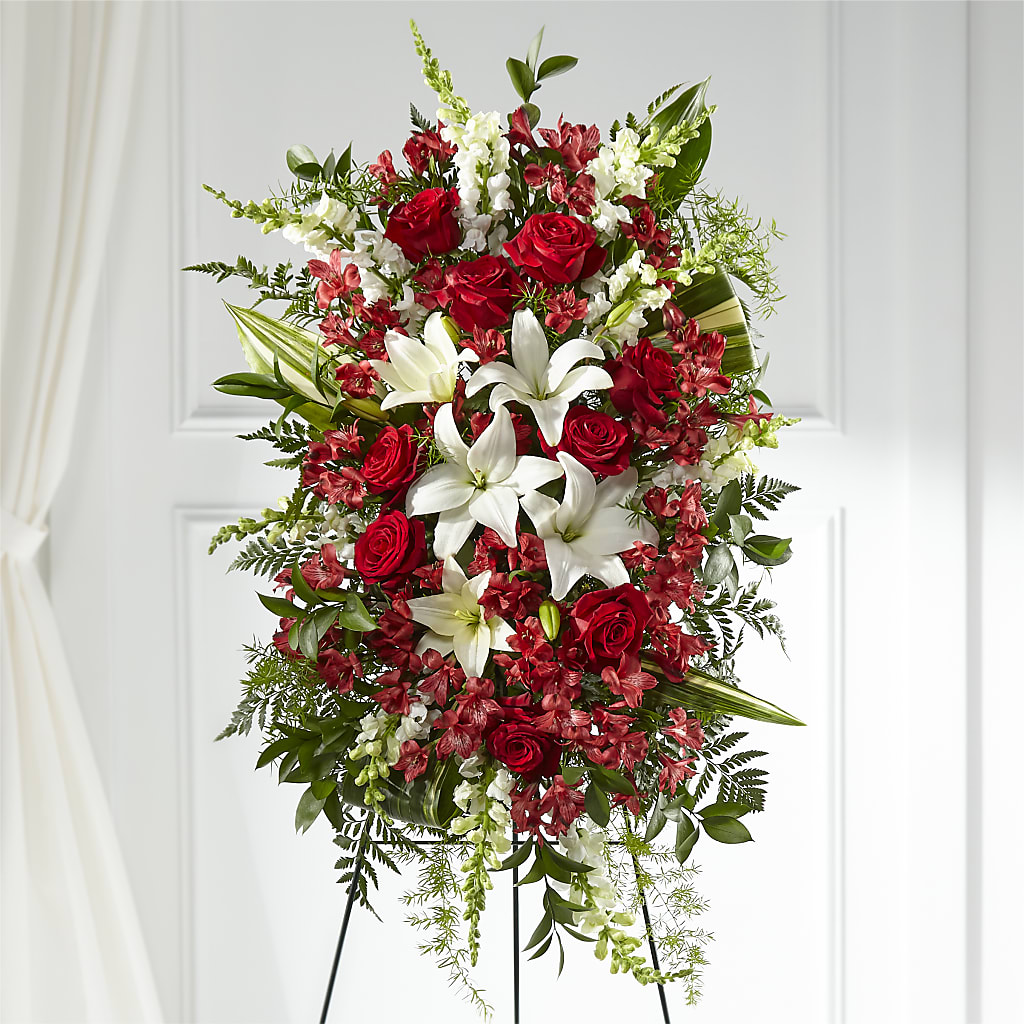 Everlasting Memory Standing Spray – EUGENE'S FLOWER HOME, Springfield OR