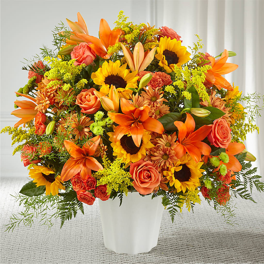 Harvest Thoughts Floor Basket – EUGENE'S FLOWER HOME, Springfield OR