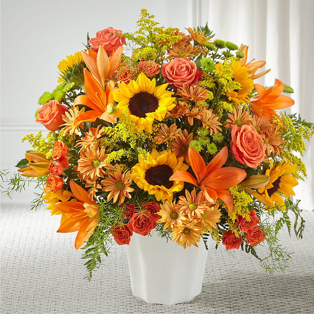 Harvest Thoughts Floor Basket – EUGENE'S FLOWER HOME, Springfield OR