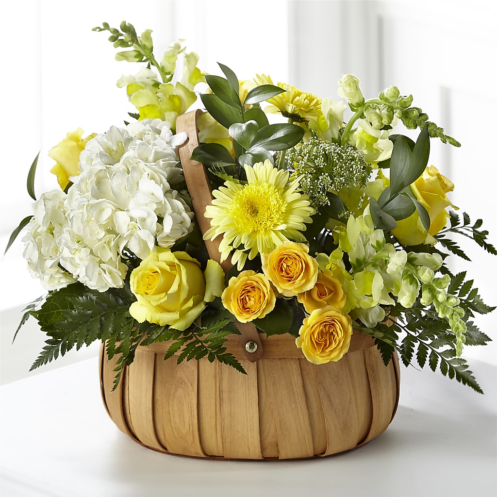 Rustic Remembrance Basket – EUGENE'S FLOWER HOME, Springfield OR
