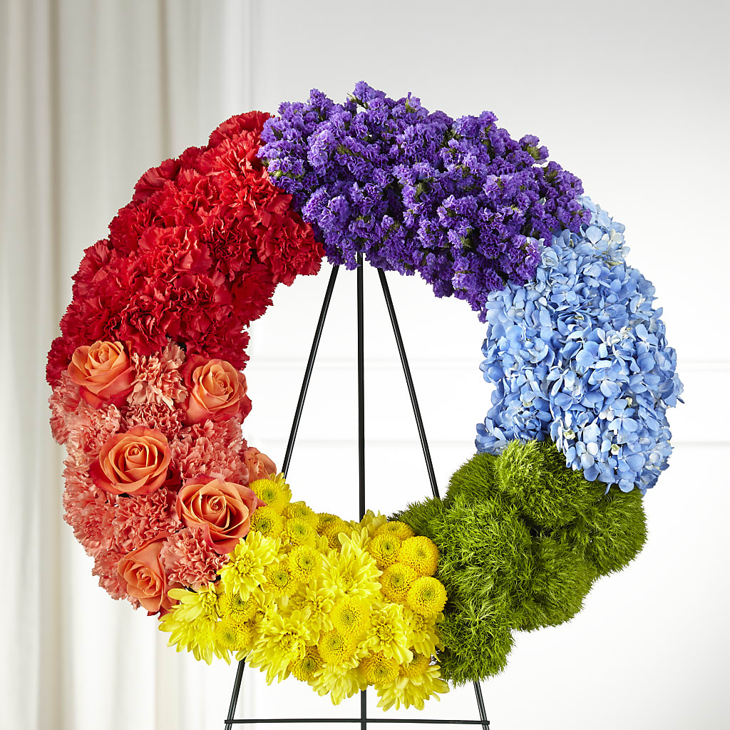 Circle of Love Wreath – EUGENE'S FLOWER HOME, Springfield OR