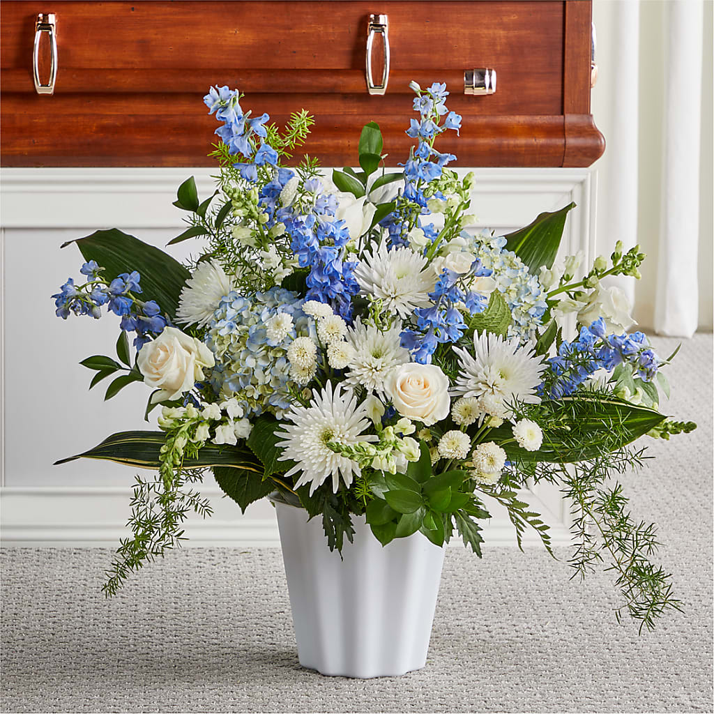 Everlasting Memories Floor Basket – EUGENE'S FLOWER HOME, Springfield OR