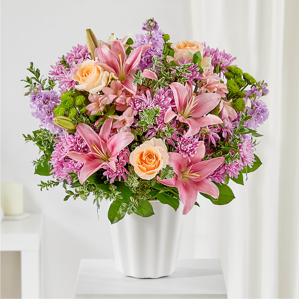 Supportive Embrace Tabletop Basket – EUGENE'S FLOWER HOME, Springfield OR