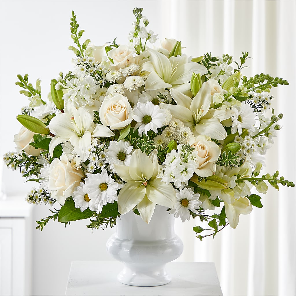Uplifting Urn Arrangement – EUGENE'S FLOWER HOME, Springfield OR