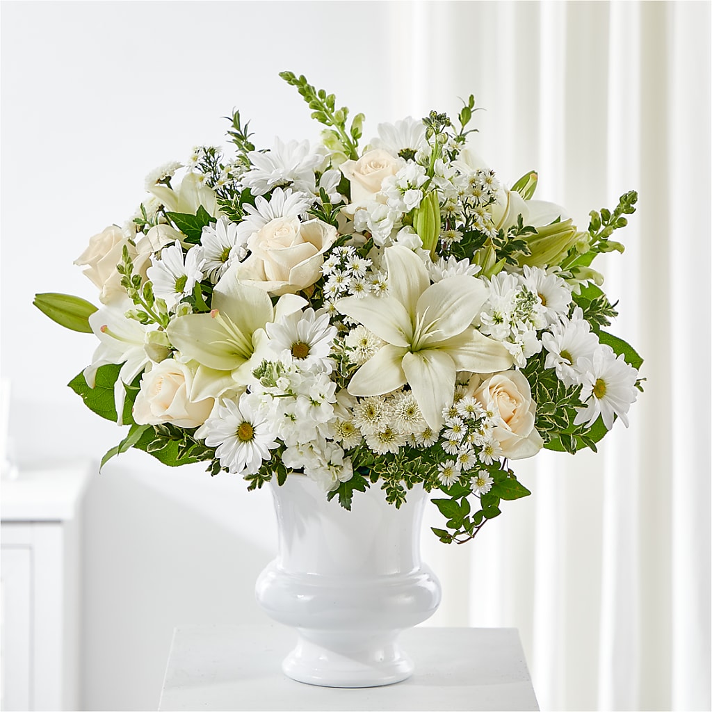 Uplifting Urn Arrangement – EUGENE'S FLOWER HOME, Springfield OR