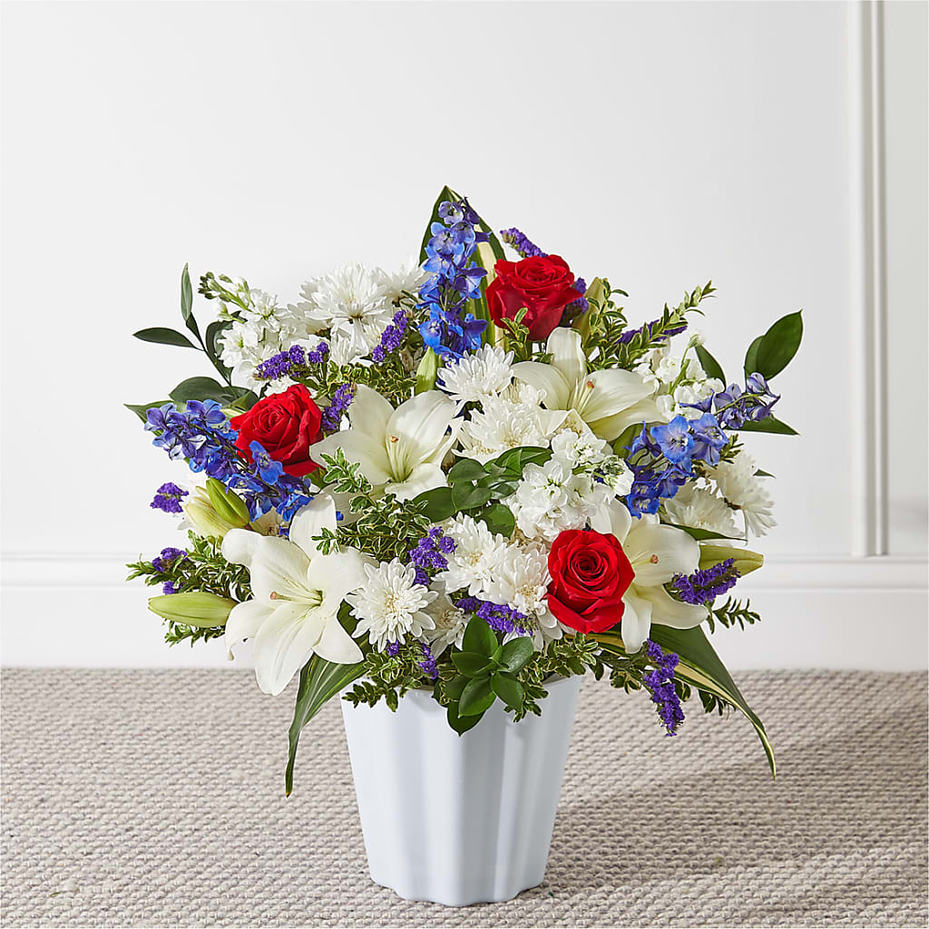 Consoled Floor Basket – EUGENE'S FLOWER HOME, Springfield OR