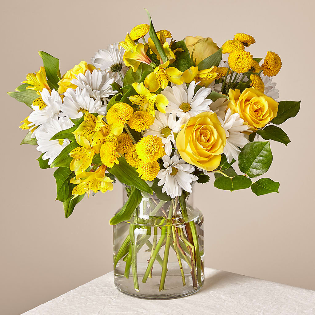 Sunny Sentiments Bouquet – EUGENE'S FLOWER HOME, Springfield OR
