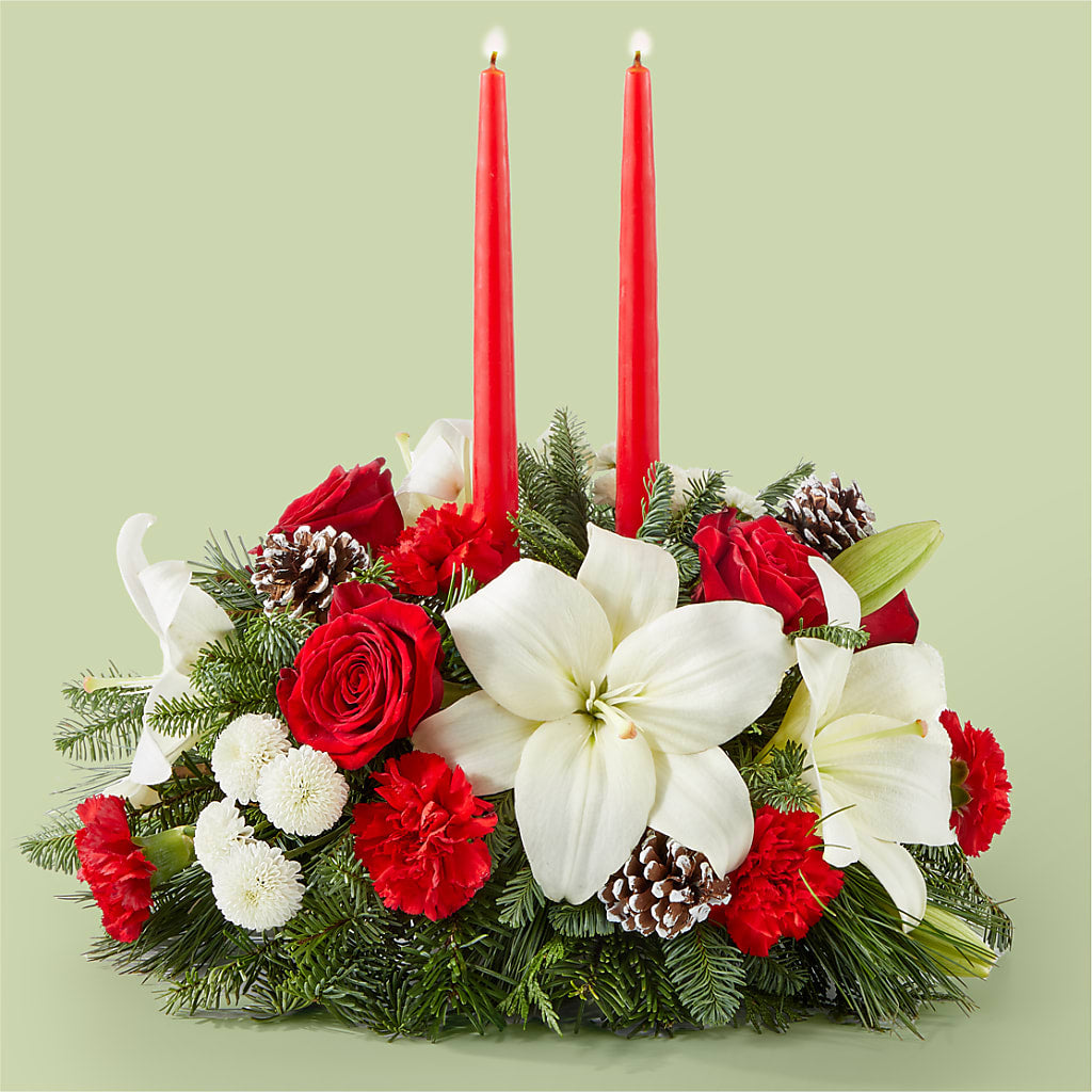 Seasonal Festivities Centerpiece – EUGENE'S FLOWER HOME, Springfield OR
