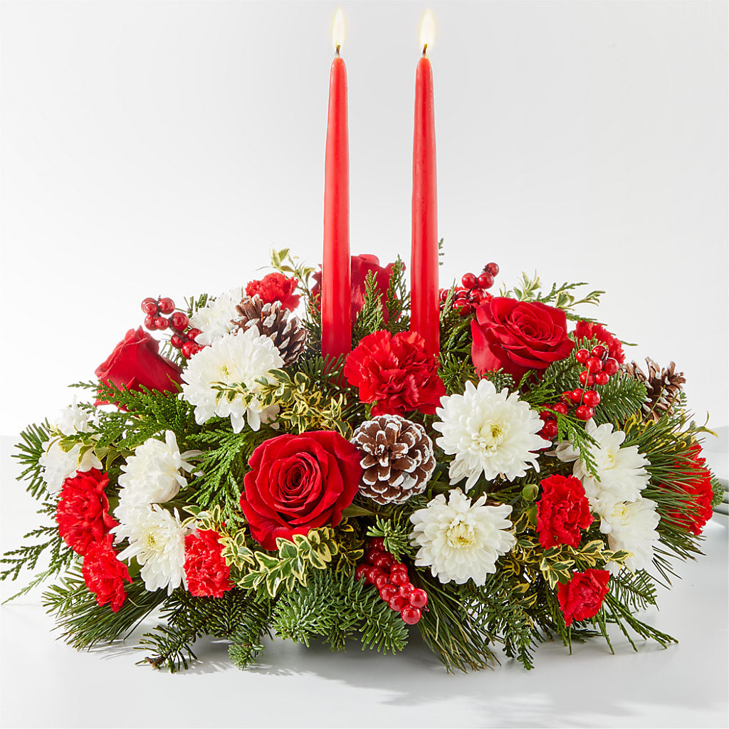 Holiday Soiree Centerpiece – EUGENE'S FLOWER HOME, Springfield OR