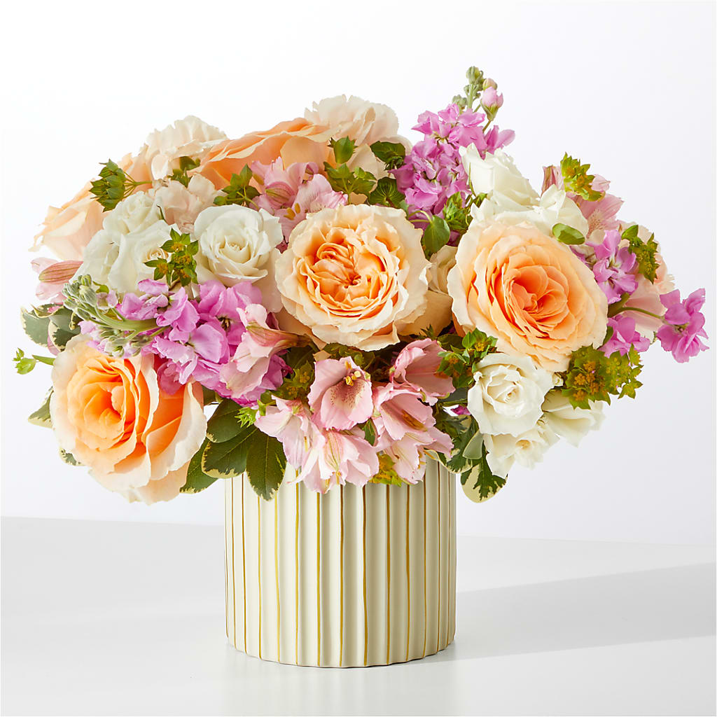 Paradise Bouquet with Ivory Vase – EUGENE'S FLOWER HOME, Springfield OR