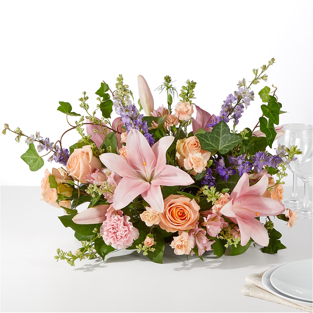 Blossom Time Centerpiece – EUGENE'S FLOWER HOME, Springfield OR