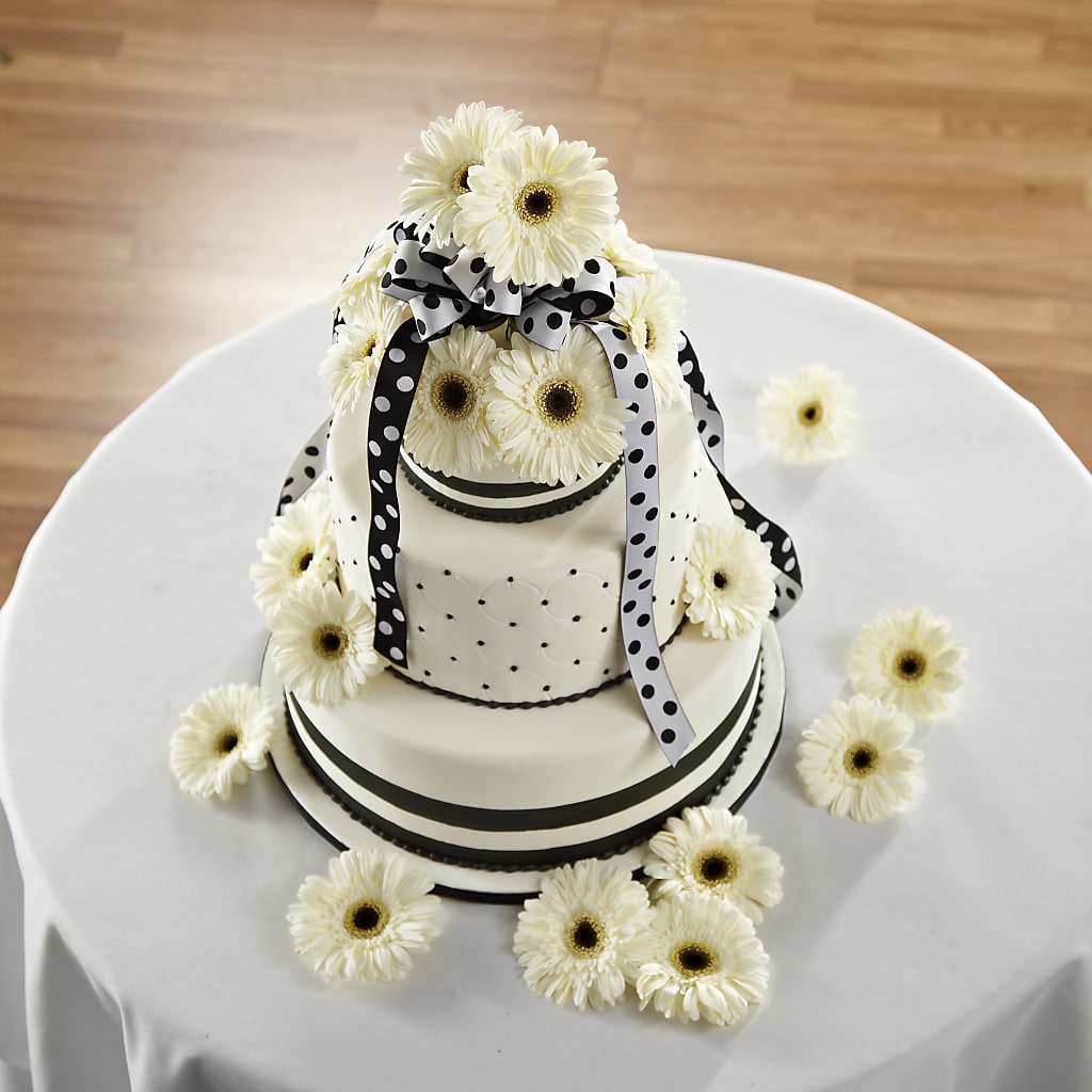 Simple Sophistication Cake Décor – EUGENE'S FLOWER HOME, Springfield OR