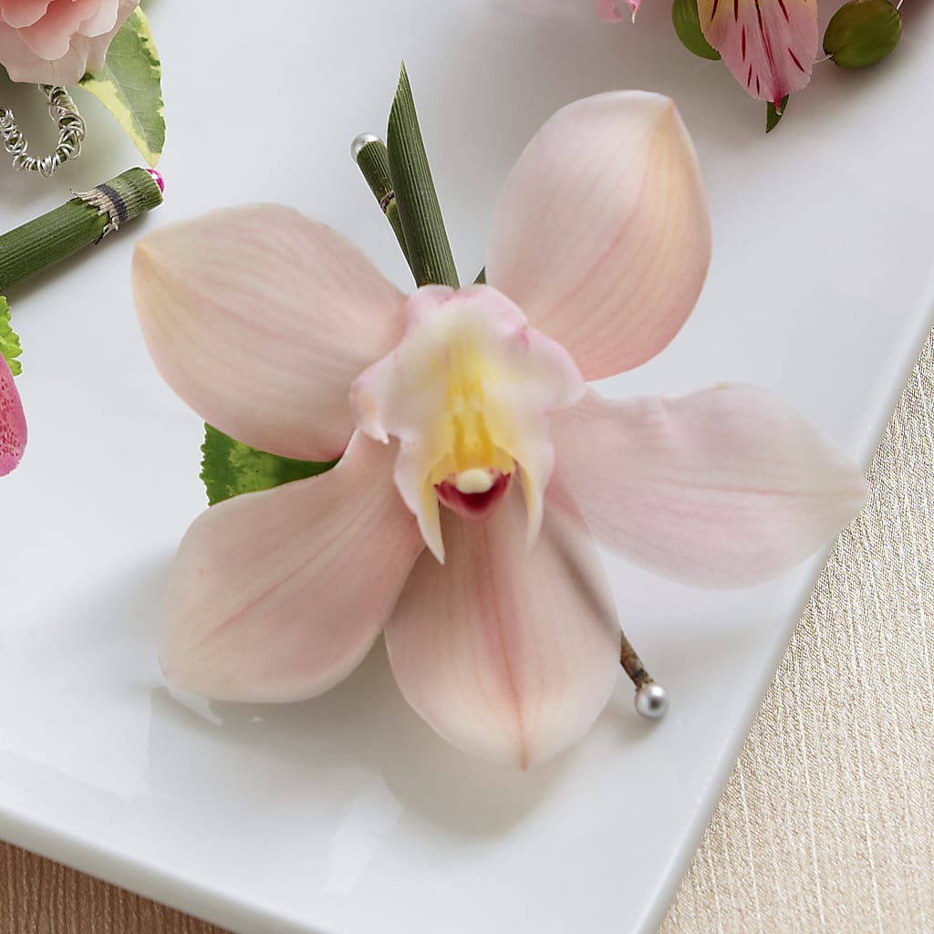 Pink Cymbidium Boutonniere – EUGENE'S FLOWER HOME, Springfield OR