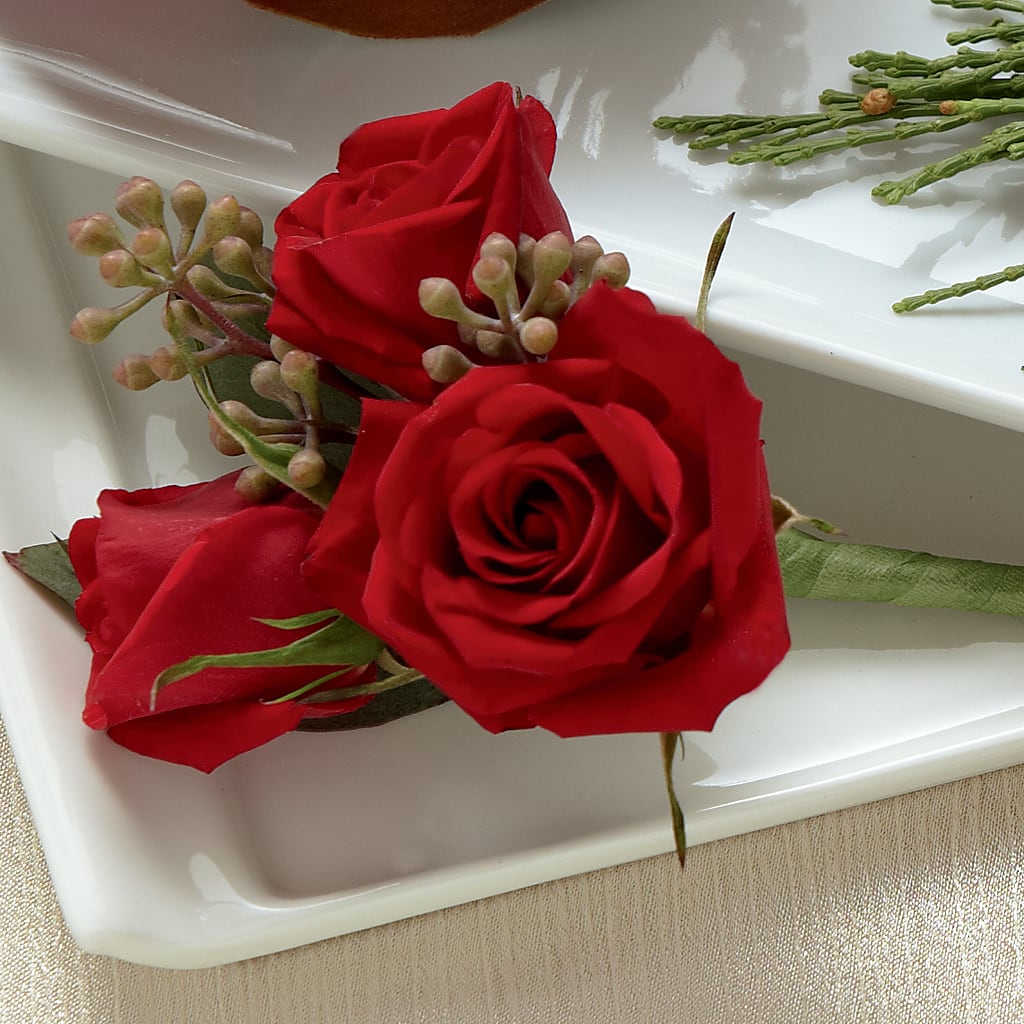 Red Spray Rose Boutonniere – EUGENE'S FLOWER HOME, Springfield OR